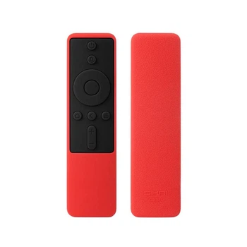 Силиконовый чехол SIKAI для пульта ДУ телевізора Xiaomi Mi TV 4A / 4C / 4S / 4X - Червоний / Чорний
