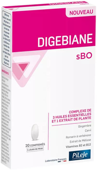 Suplement diety Pileje Digebiane sBO 20 tabs (3701145601219)