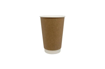 Стаканы двухслойные крафтовые United Kyiv Roasters 25 шт,(КР-90), 500 мл