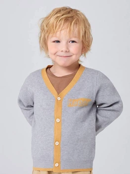 Кардиган для хлопчика SHEIN Сірий (JIT7302476 grey (104 см (4 года))