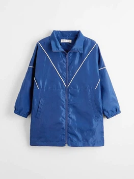 Плащ, ветровка для мальчика SHEIN Синий (jiT7003142 blue (104 см (4 года))