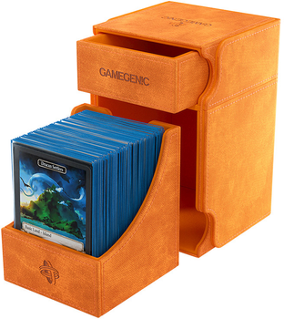 Pudełko na karty Gamegenic Watchtower 100+ XL Convertible 10 x 9.6 x 14.5 cm Orange (4251715412985)