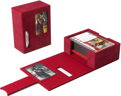 Pudełko na karty Gamegenic Deck Tome Survivor Red (4251715414613)
