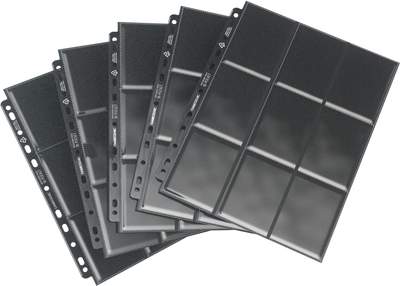 Папки-палітурки Gamegenic 18-Pocket Pages Sideloading Black 50 шт (4251715403235)