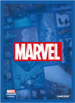 Koszulki na karty Gamegenic Marvel Champions Art Sleeves 66 x 91 mm Blue 50 + 1 szt (4251715409770)