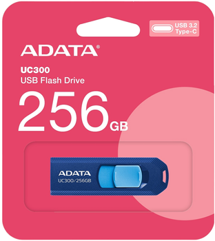 Флеш пам'ять Adata 256GB USB-C Blue (ACHO-UC300-256G-RNB/BU)