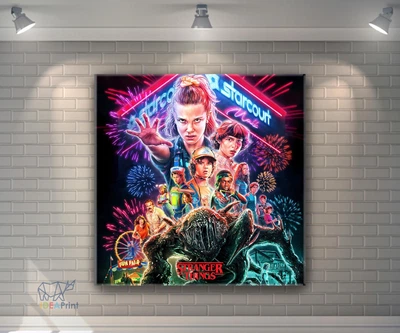 Картина Stranger things 40x40 см (Код товара: idea-2158)