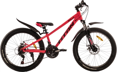 Велосипед Titan 24" Apollo 2023 Рама-11" Pink-black (24TJA-004639)