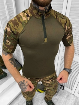Убакс Тактична сорочка з коротким рукавом LOGOS, мультикам темний розмір 3XL