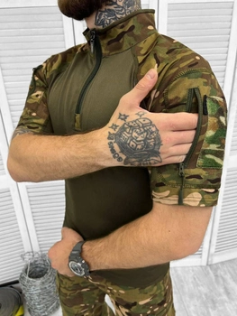 Убакс Тактична сорочка з коротким рукавом LOGOS, мультикам темний розмір 4XL