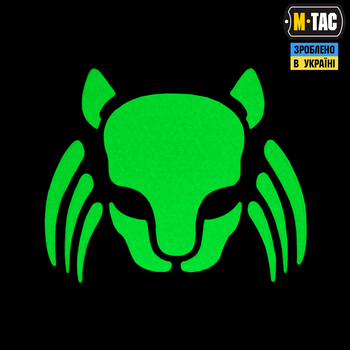 M-Tac нашивка Cat Predator Black/GID