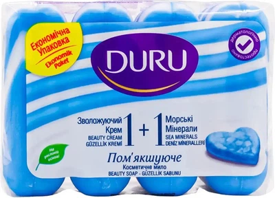 Туалетное мыло Duru 1+1 Морские минералы 4 х 80 г