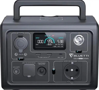 Портативна Зарядна електростанція станція Bluetti EB3A 268Wh 600W