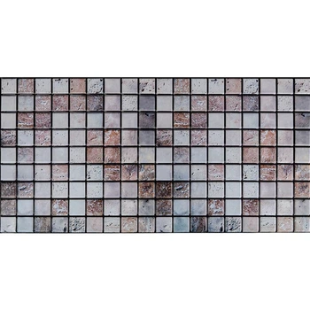 Декоративна ПВХ панель Sticker Wall мозаїка під бежевий мармур 960х480х4мм SW-00001433