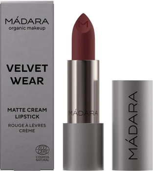 Матова губна помада Madara Velvet Cream Lipstick 35 Dark Nude 3.8 г (4752223006692)