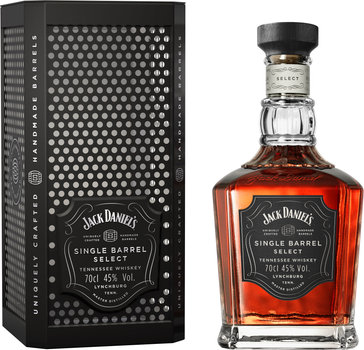 Теннессі Віскі Jack Daniel's Single Barrel 0.7 л 45% в подарунковій упаковці (5099873218228)