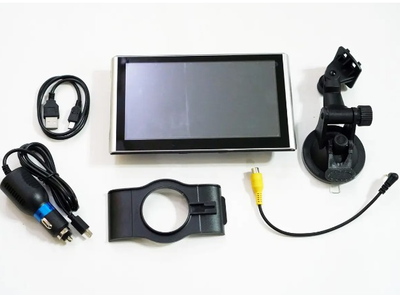 GPS-навігатор-реєстратор 2в1 G732 для автомобіля на Android 7 дюймів + DVR Чорний (21-14-14161)