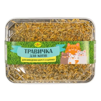 Травичка для кошек (пластиковый контейнер + искусственный грунт) 3 упаковки (A-009437)