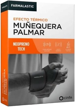 Бандаж для фіксації зап’ястя Farmalastic Metacarpal Wristband T-Unica 1ud 2 шт (8470002105904)