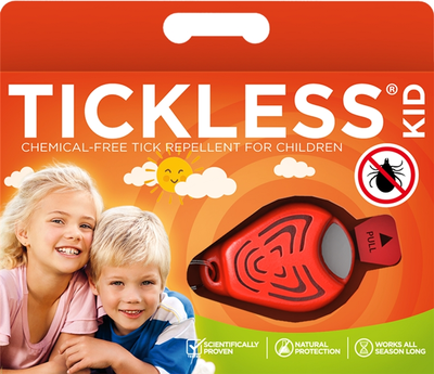 Відлякувач кліщів для дітей Tickless Kid PRO 107OR Orange (5999566450679)