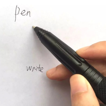 Ручка тактическая черные чернила Multi-Tool Многофункциональная Ручка из авиационного алюминия для военных