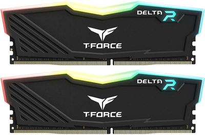 Оперативна пам'ять Team Group DDR4-3600 16384MB PC4-28800 (Kit of 2x8192) T-Force Delta RGB Black (TF3D416G3600HC18JDC01)
