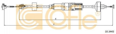 Тросик зчеплення COFLE 10.3443 Volkswagen Golf, Vento 1H1721335C, 1H1721335H, 1H1721335J