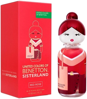 Туалетна вода для жінок United Colors of Benetton Sisterland Red Rose 80 мл (8433982018749)