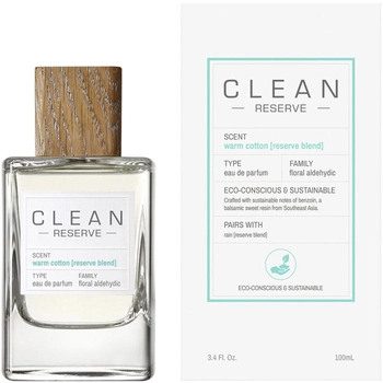 Woda perfumowana unisex Clean Warm Cotton Reserve Blend 100 ml (874034007485)