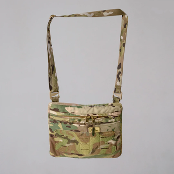 Тактическая мужская сумка через плечо Real Defence | Multicam