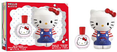 Zestaw dla dzieci Air Val International Hello Kitty Woda toaletowa 50 ml + Żel pod prysznic 400 ml (8411114092461)