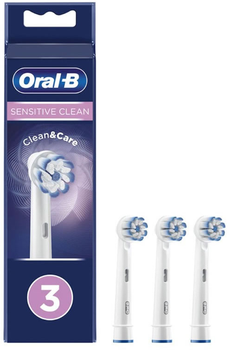 Насадки для електричної зубної щітки Oral-B Sensitive Clean 3 Replacement Brushes 3 шт (8006540887073)