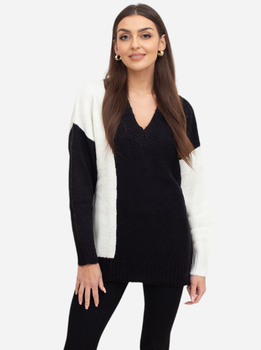 Пуловер жіночий Ax Paris AXS0224 M-L Чорний/Кремовий (5063259000189)