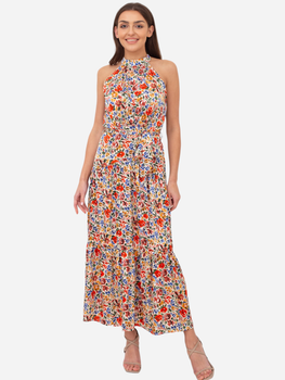 Плаття міді літнє жіноче Ax Paris DA1751 L Різнокольорове (5063259051549)