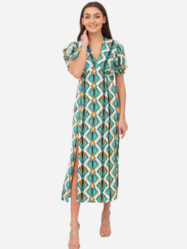Плаття міді літнє жіноче Ax Paris DA1759 XL Різнокольорове (5063259054359)