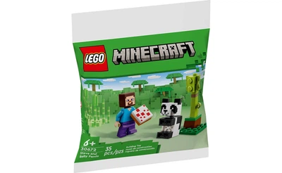 Конструктор LEGO Стів і дитинча панди 35 деталей (30672)