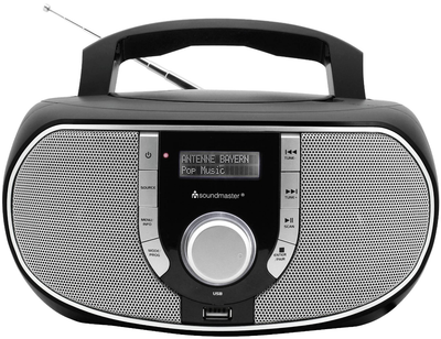 Магнитола Soundmaster SCD1700SW Radio CD player DAB+, FM AUX, CD, USB Black