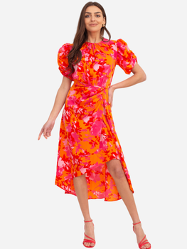 Плаття міді літнє жіноче Ax Paris DA1718 XL Рожеве (5063259044695)