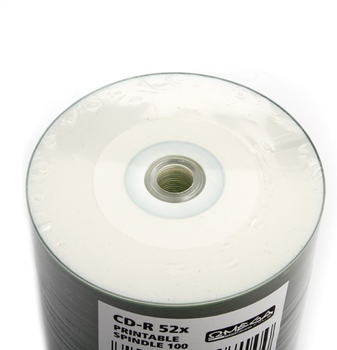 Dyski Omega CD-R 700MB 52X FF White Inkjet Printable Spindle Pack 100 szt (5907595407144)