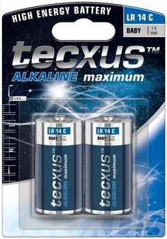Батарейка Tecxus C(Baby) 6200mAh x2шт LR14 Alkali(75.02.3635)