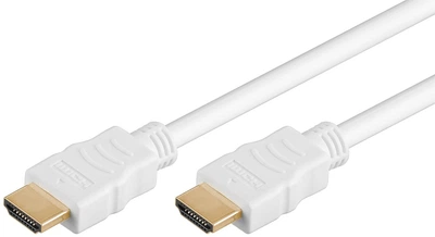 Кабель монітора-сигнальний Lucom HDMI M/M 10.0m HS+HEC+ARC 4K@30Hz 3D Cu Gold білий(84.00.7150)