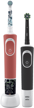 Набор электрических зубных щеток Oral-B Vitality Kids 3+ Star Wars + Vitality Pro Black (4210201431237)
