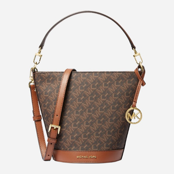 Torebka crossbody damska mała Michael Kors MKO32R4G10C5B-227 Brązowa (196237512437)