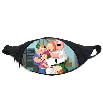 Поясная сумка бананка Гриффины (GB- Family Guy 011) Gear Bag черная