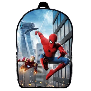 Рюкзак Человек Паук (School Gear bag Spider Men 05) черный, 39 х 27 х 14 см