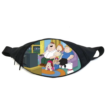Поясная сумка бананка Гриффины (GB- Family Guy 01) Gear Bag черная
