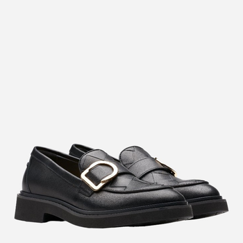 Loafersy damskie skórzane