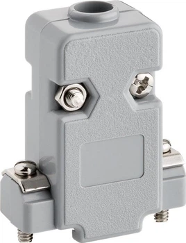 Корпус роз"єму Lucom COM(DB9) RS232-конектор COM(9pin)/VGA(HD15) корпус розб. сірий(62.09.8470)