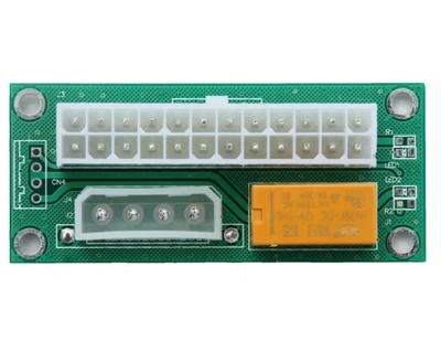 Перехідник живлення Lucom ATX 24p-MoleX F/F Add2PSU Sync Starter чорний(62.09.8373)