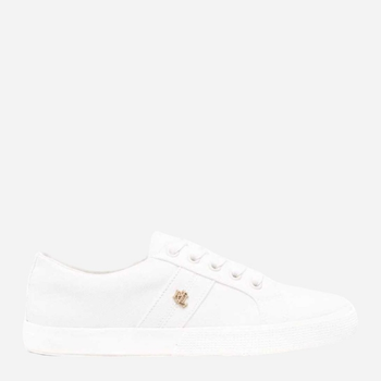 Sneakersy damskie do kostki Lauren Ralph Lauren LRL802804598001 36 Białe (3616411831545)